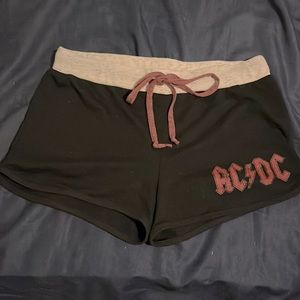 AC DC Black Lounge Shorts *NWOT*